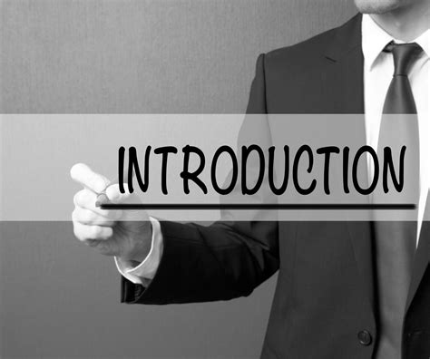 Nice To Make Your Introduction